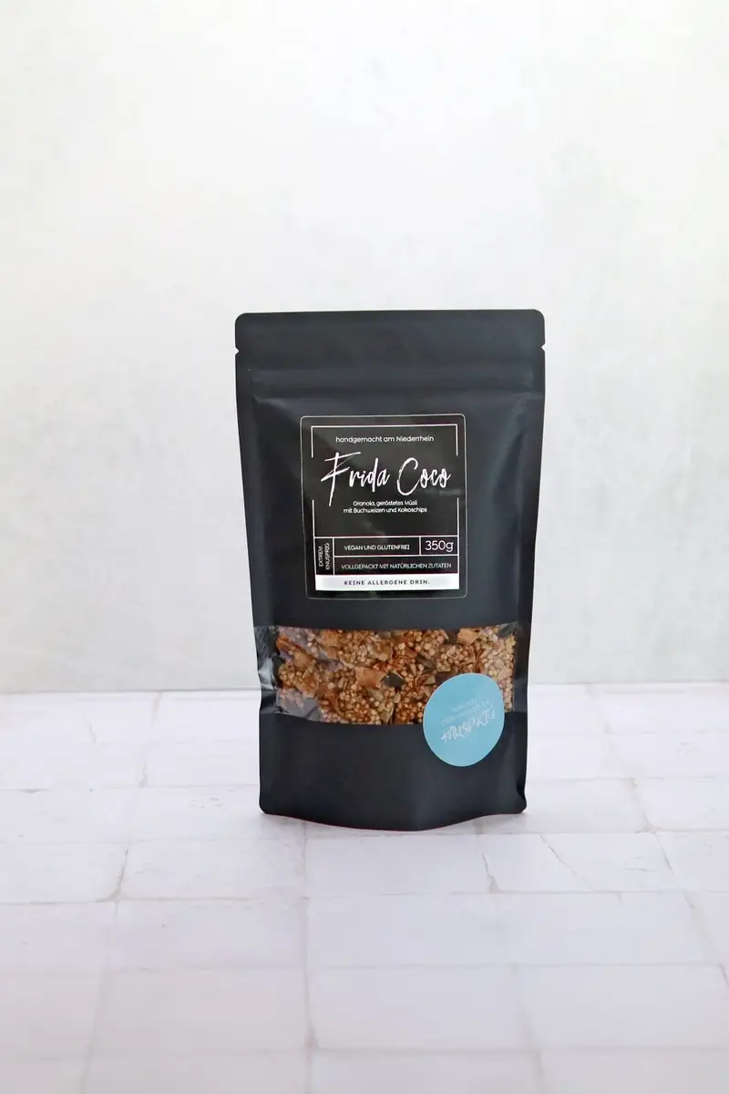Frida Coco, Kokos Granola, vegan und ohne Nüsse
