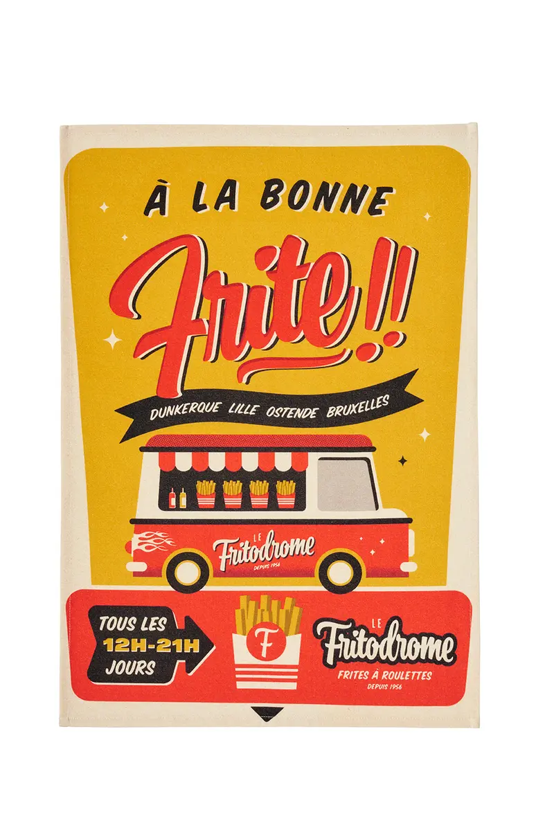 Frite- Geschirrtuch
