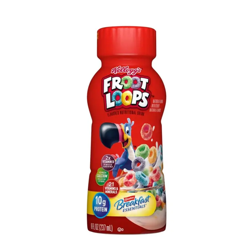 Froot Loops Flavoured Drink, Getränk mit Fruchtgetreidegeschmack von 237g