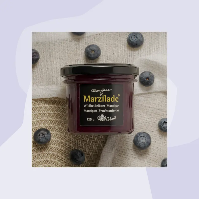 Fruchtaufstrich mit Marzipan