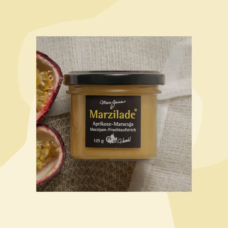 Fruchtaufstrich mit Marzipan