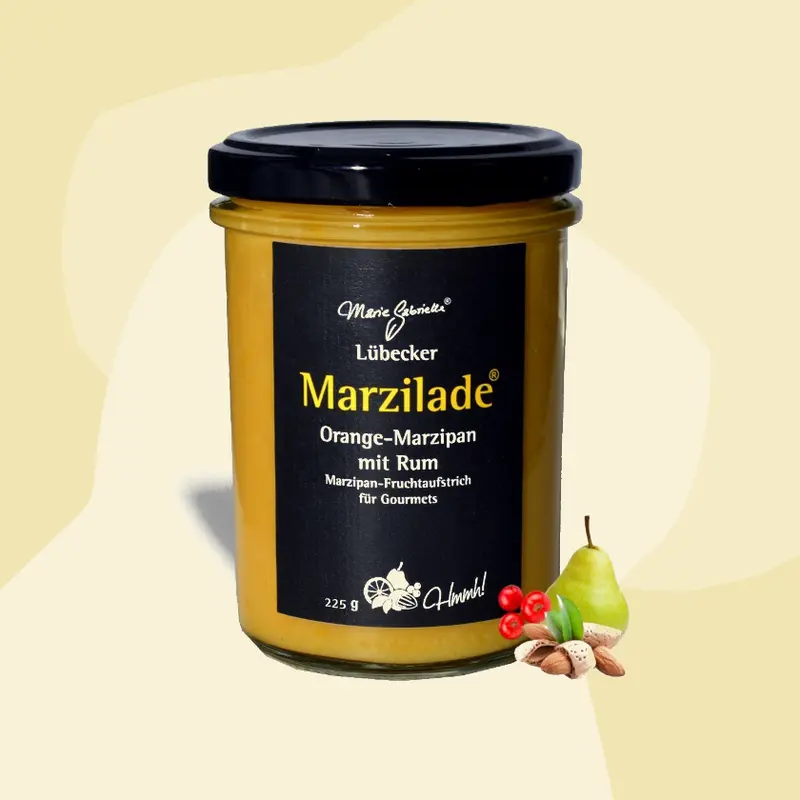 Fruchtaufstrich mit Marzipan
