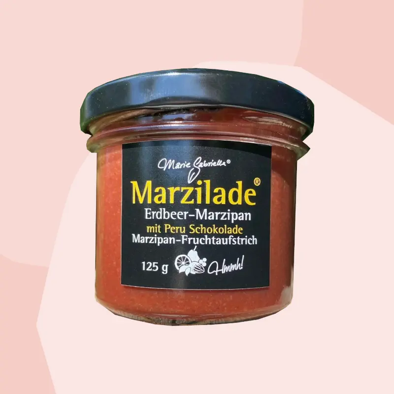 Fruchtaufstrich mit Marzipan