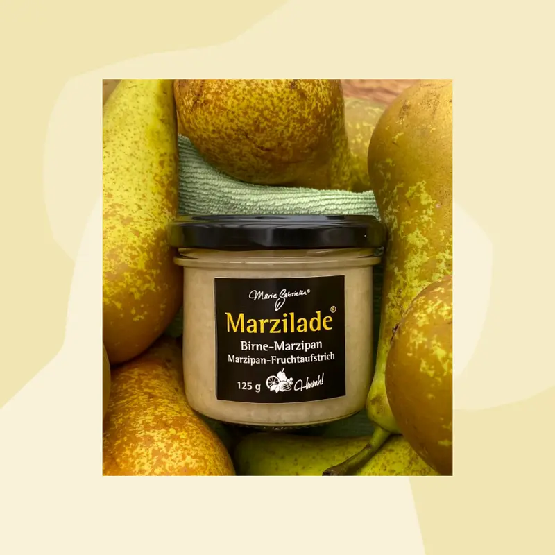 Fruchtaufstrich mit Marzipan