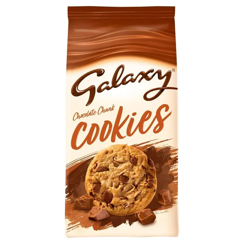 Galaxy Cookies Chocolate Chunk, Kekse mit Schokoladenstückchen 180g