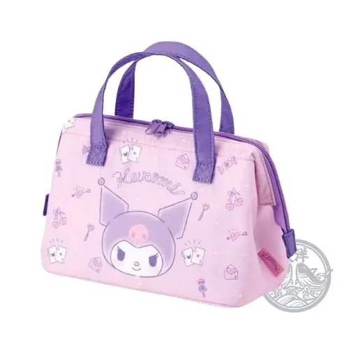 Gamaguchi-Gata Lunch Bag Kuromi Otona Kawaii KGA1 (Kuromi
