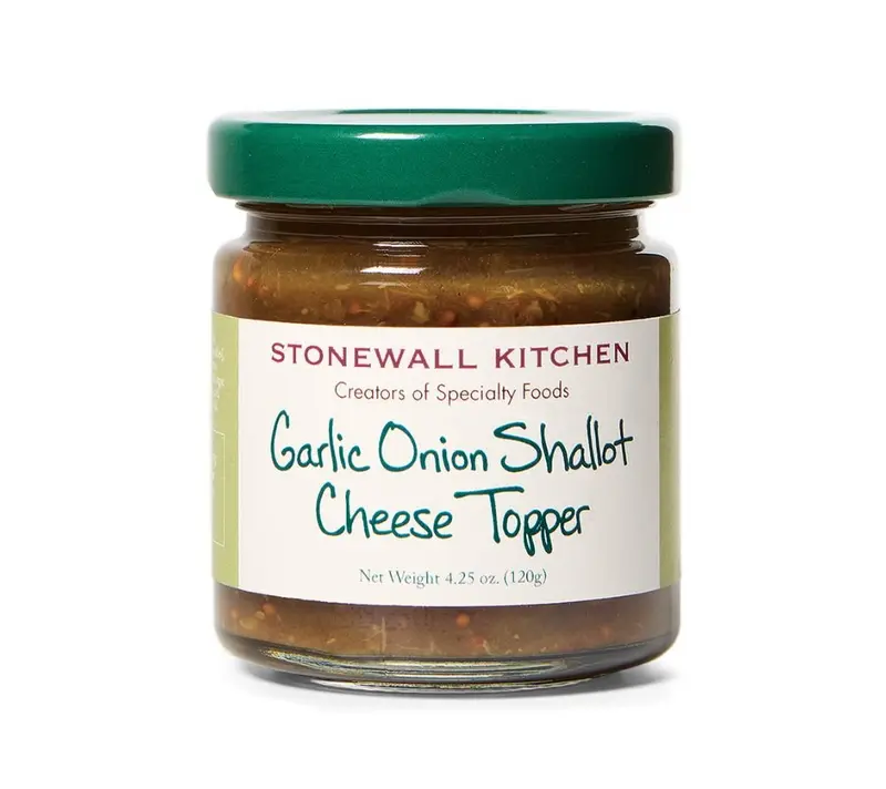 Garlic Onion Shallot Cheese Topper von Stonewall Kitchen