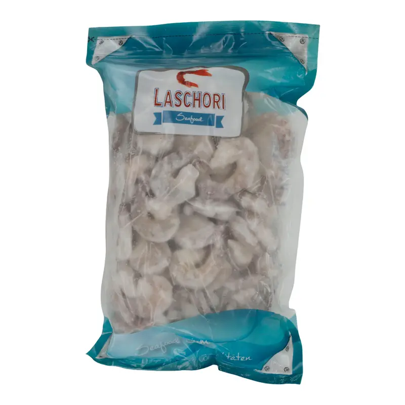 Garnelen Laschori | Garnelen | Black Tiger Shrimps, Riesengarnelenschwänze 26/30, geschält & entdarmt | 800g