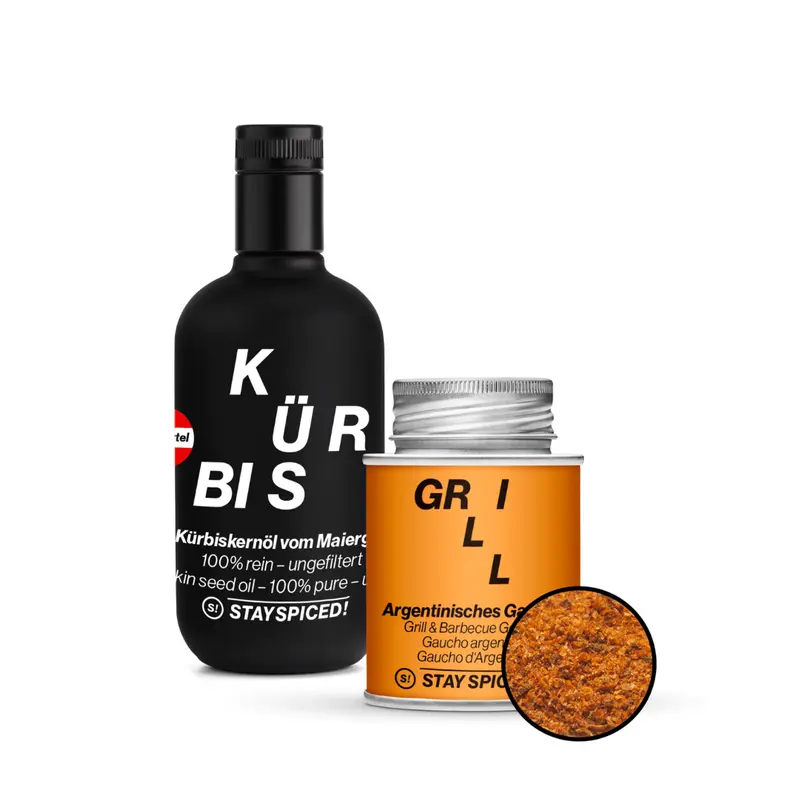 Gaucho Grill & Kürbiskernöl | BUNDLE  | 1 Gewürz + 1 Kürbiskernöl