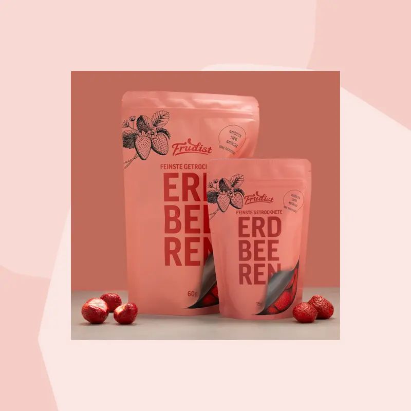 Gefriergetrocknete Erdbeeren