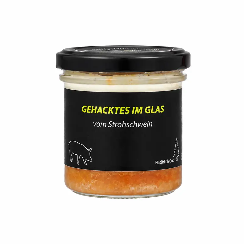 Gehacktes im Glas