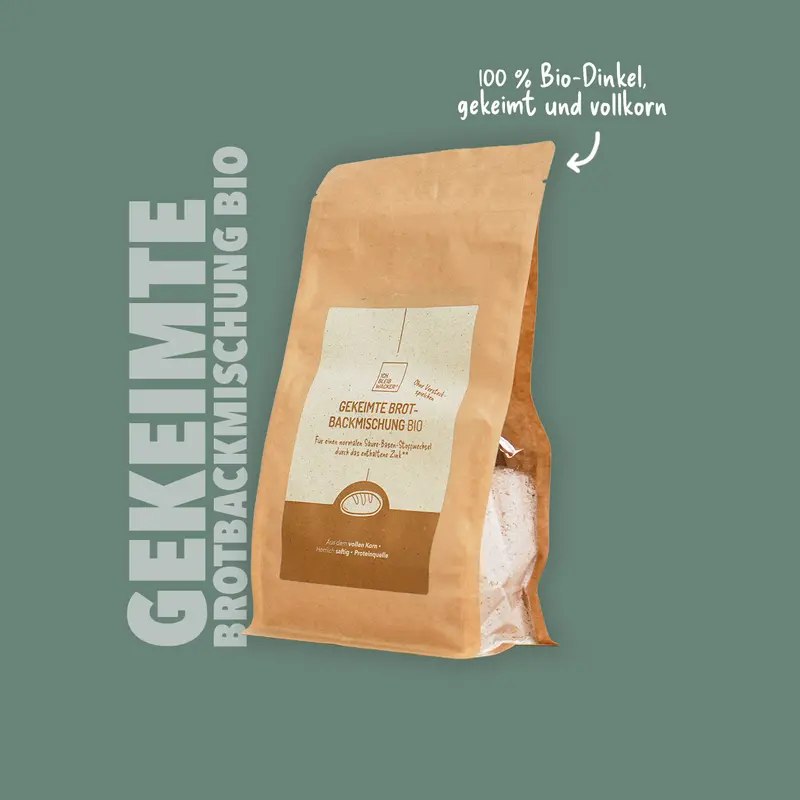 Gekeimte Dinkel-Brotbackmischung Bio, 500g
