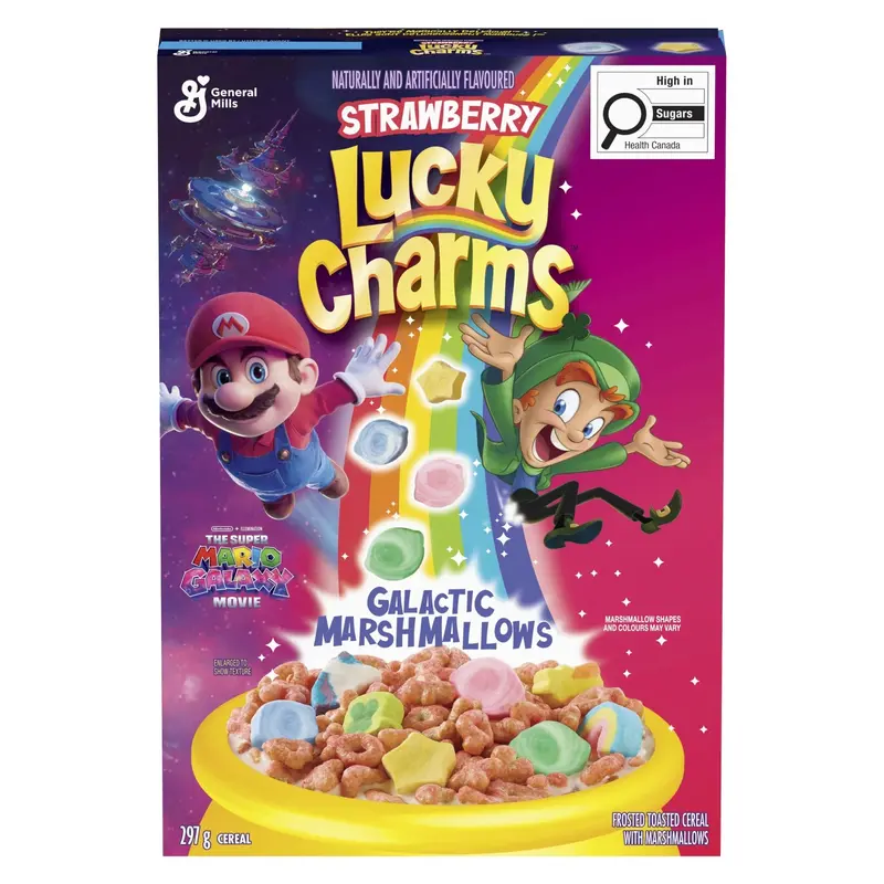 General Mills - Cereal "Lucky Charms Galactic Marshmallows" (297 g)