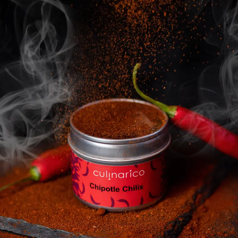 Geräuchertes Chilipulver | Chipotle Chili gemahlen, bio | 22.000 - 30.000 Scoville