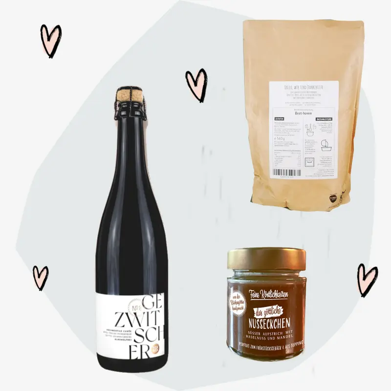 Geschenkbox Alkoholfreie Spirituosen - Sektfrühstück