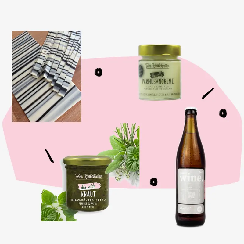 Geschenkbox Frauen supporten Frauen - Pasta & Nudeln