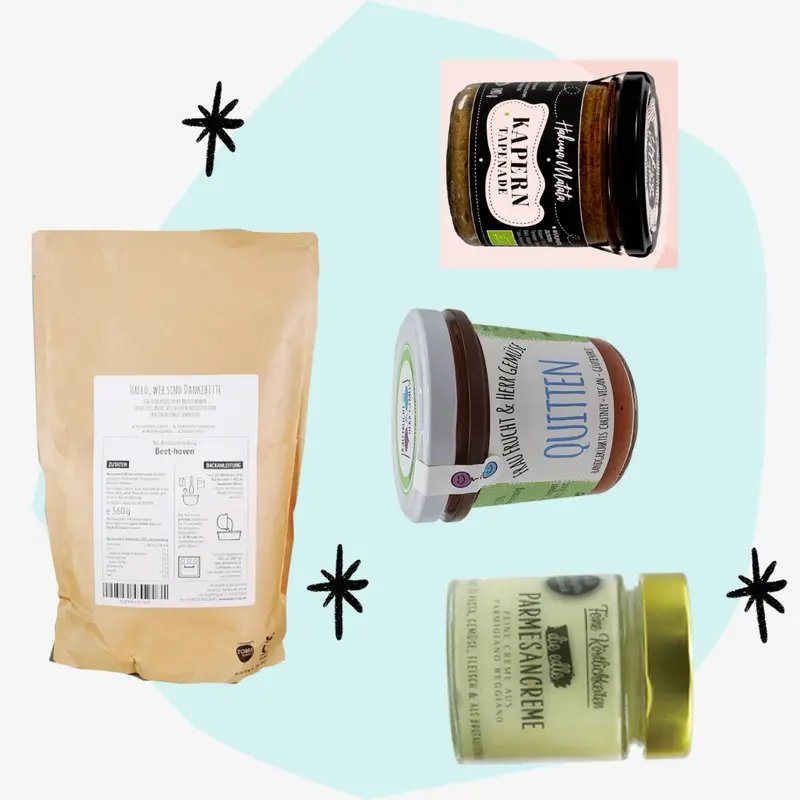 Geschenkbox Frühstück - lecker Brot
