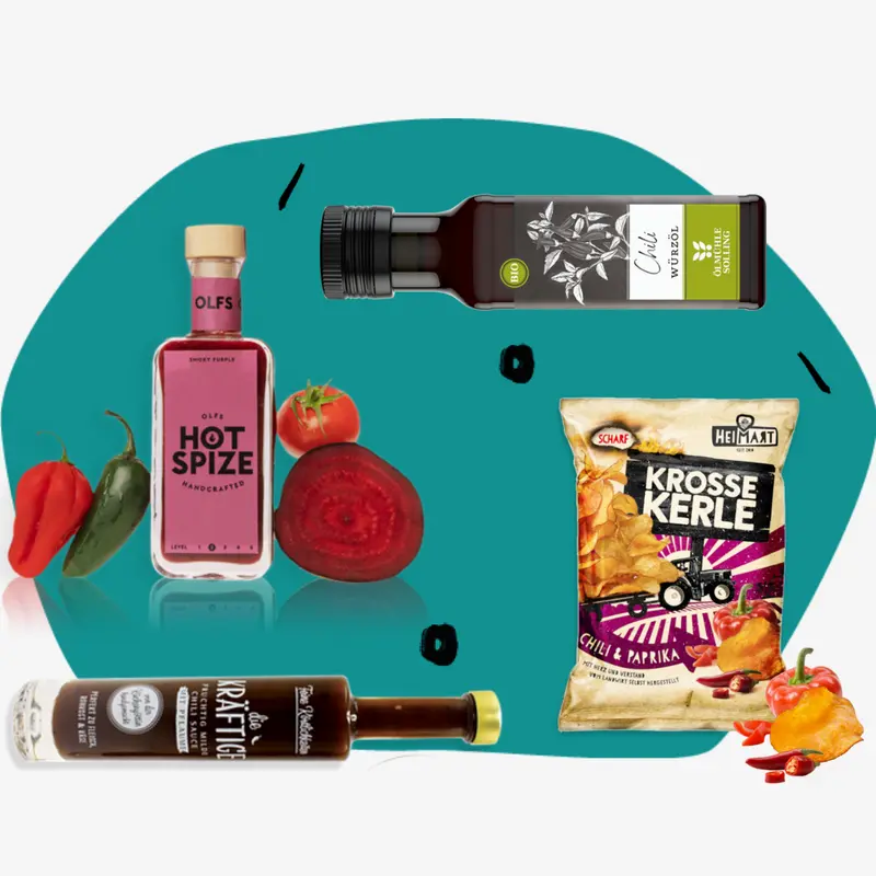 Geschenkbox Grillen - Hot & Spicy