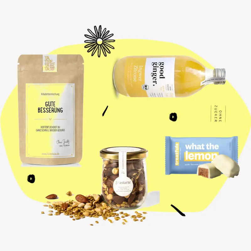 Geschenkbox Gute Besserung - Werd schnell wieder gesund