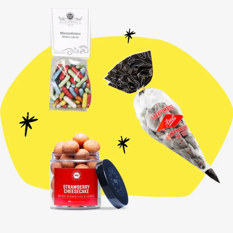 Geschenkbox Naschkatze trifft Lakritz