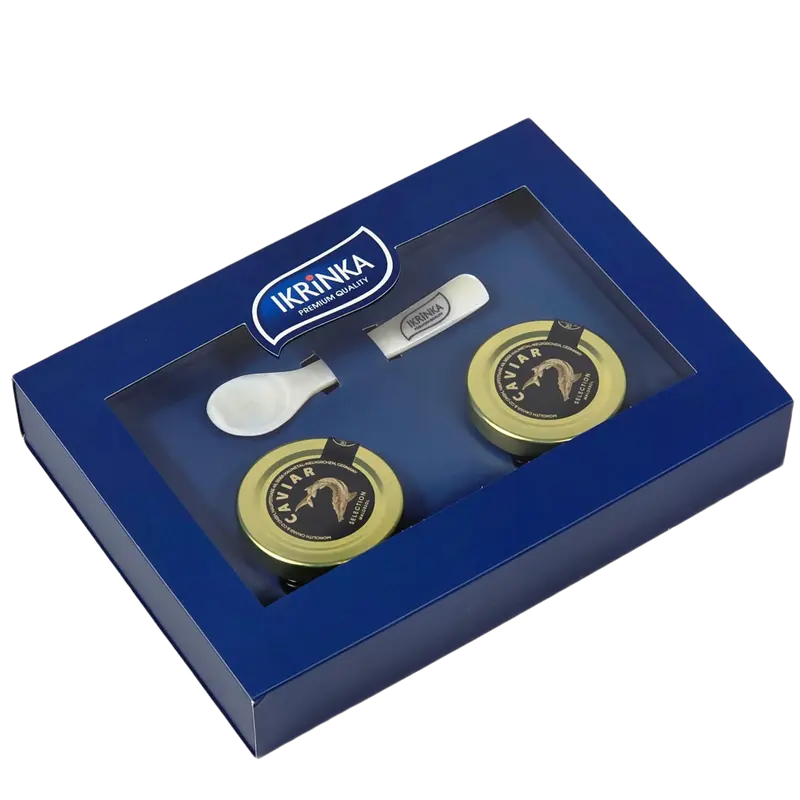 Geschenkbox «SELECTION» mit Perlmutlöffel