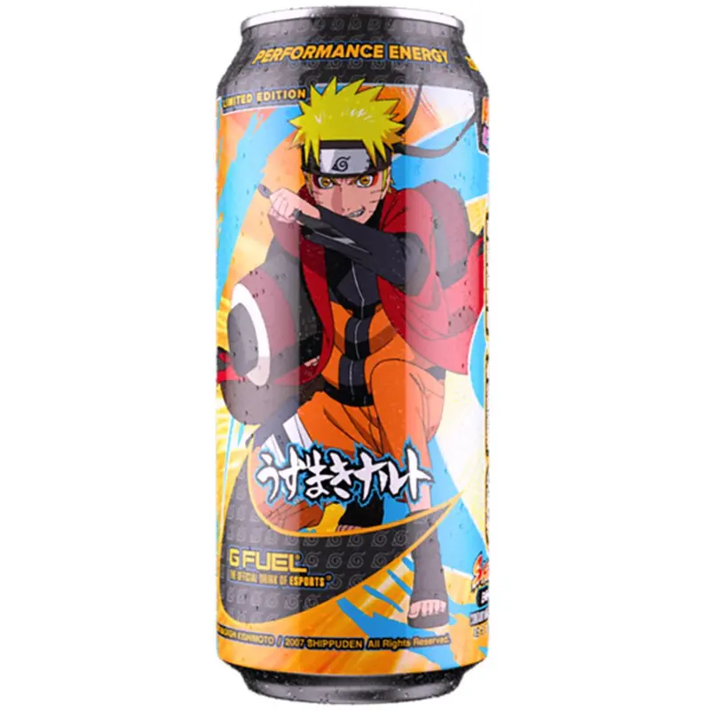 GFuel Naruto Zero Sugar Sage Mode, energy drink mit Fruchtgeschmack, 473 ml