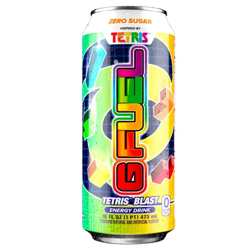 GFuel Tetris Blast, energy drink mit Fruchtgeschmack von 473ml