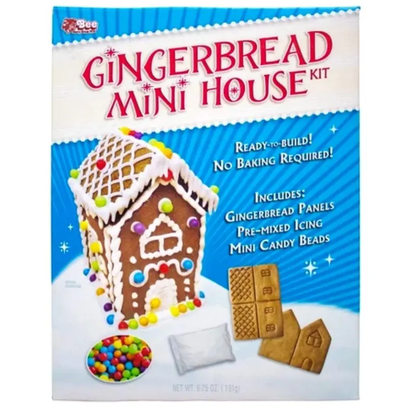 Gingerbread Mini House Kit, Lebkuchenhaus-Kit mit 191g