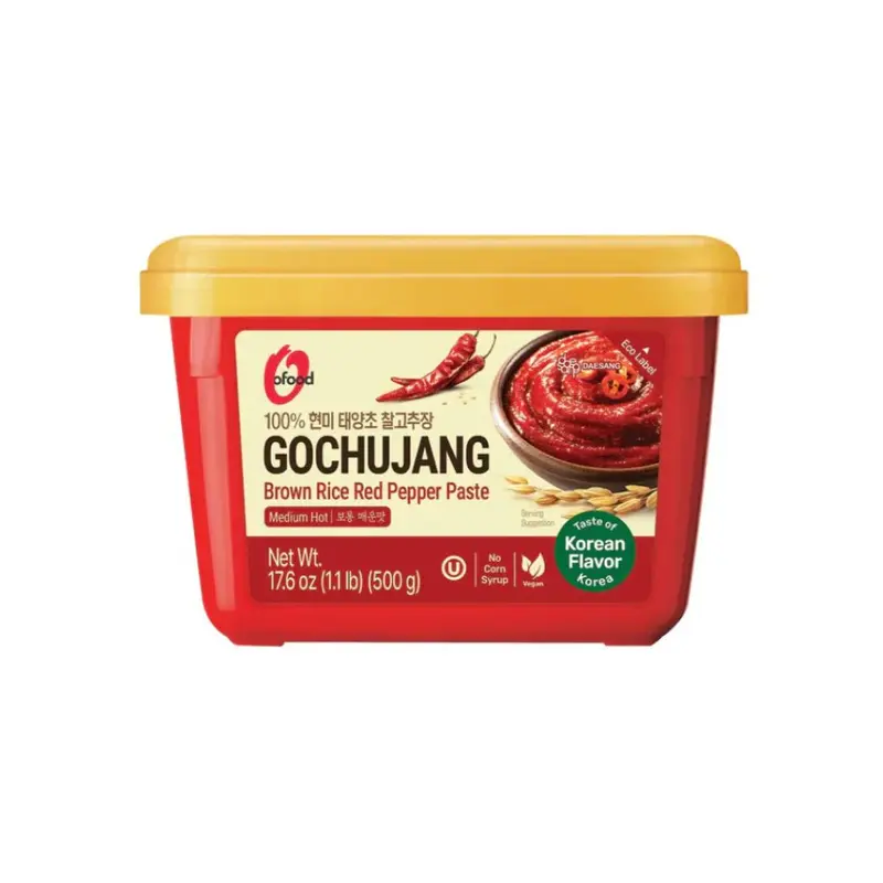 Gochujang Brown Rice Rote-Pfeffer-Paste Mittel-scharf, rote Chilipaste aus 500 g