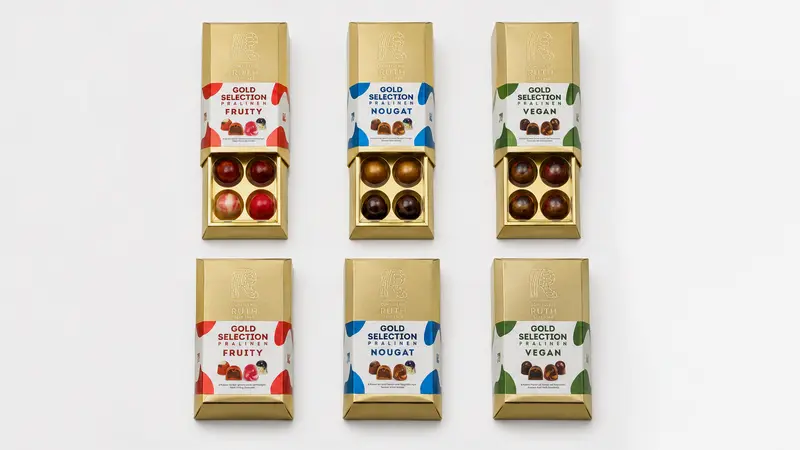 Gold Selection 3er Set – Edle Pralinen in Goldverpackung