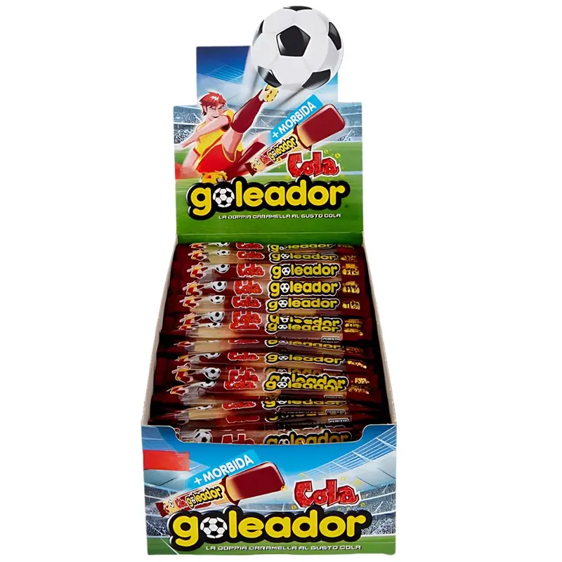 Goleador Cola, Fruchtgummi mit cola Geschmack, 8g (Packung mit 200)