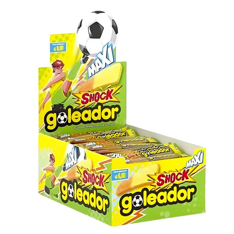 Goleador Maxi Shock, Fruchtgummi-Bonbons mit Fruchtgeschmack 11g (Packung mit 130)