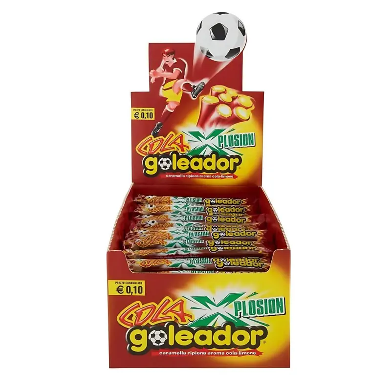 Goleador Xplosion Cola, Gummibonbons mit cola-Füllung von 10g (Packung mit 150)