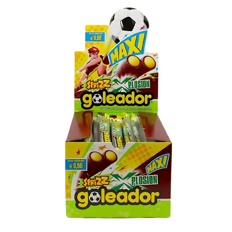 Goleador Xplosion Maxi, Fruchtgummi-Bonbons mit Fruchtgeschmack 10g (Packung mit 150)