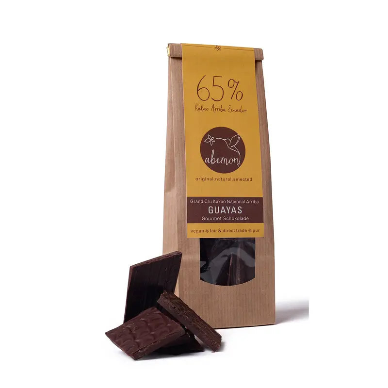 Gourmet Schokolade 65% Kakao Nacional Arriba GUAYAS