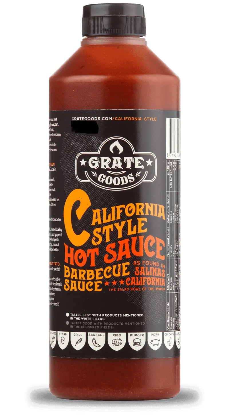 GRATE GOODS - Barbecue Sauce "California Style Hot Sauce" (265 ml)