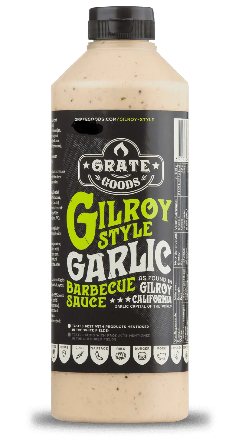 GRATE GOODS - Barbecue Sauce "Gilroy Style Garlic" (755 ml)