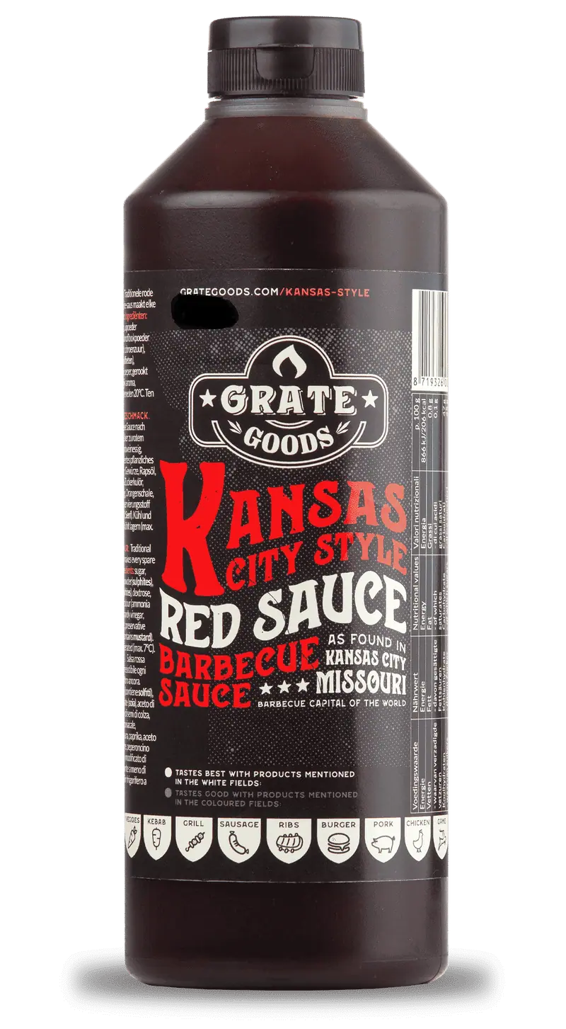 GRATE GOODS - Barbecue Sauce "Kansas City Sauce Red Sauce" (775 ml)