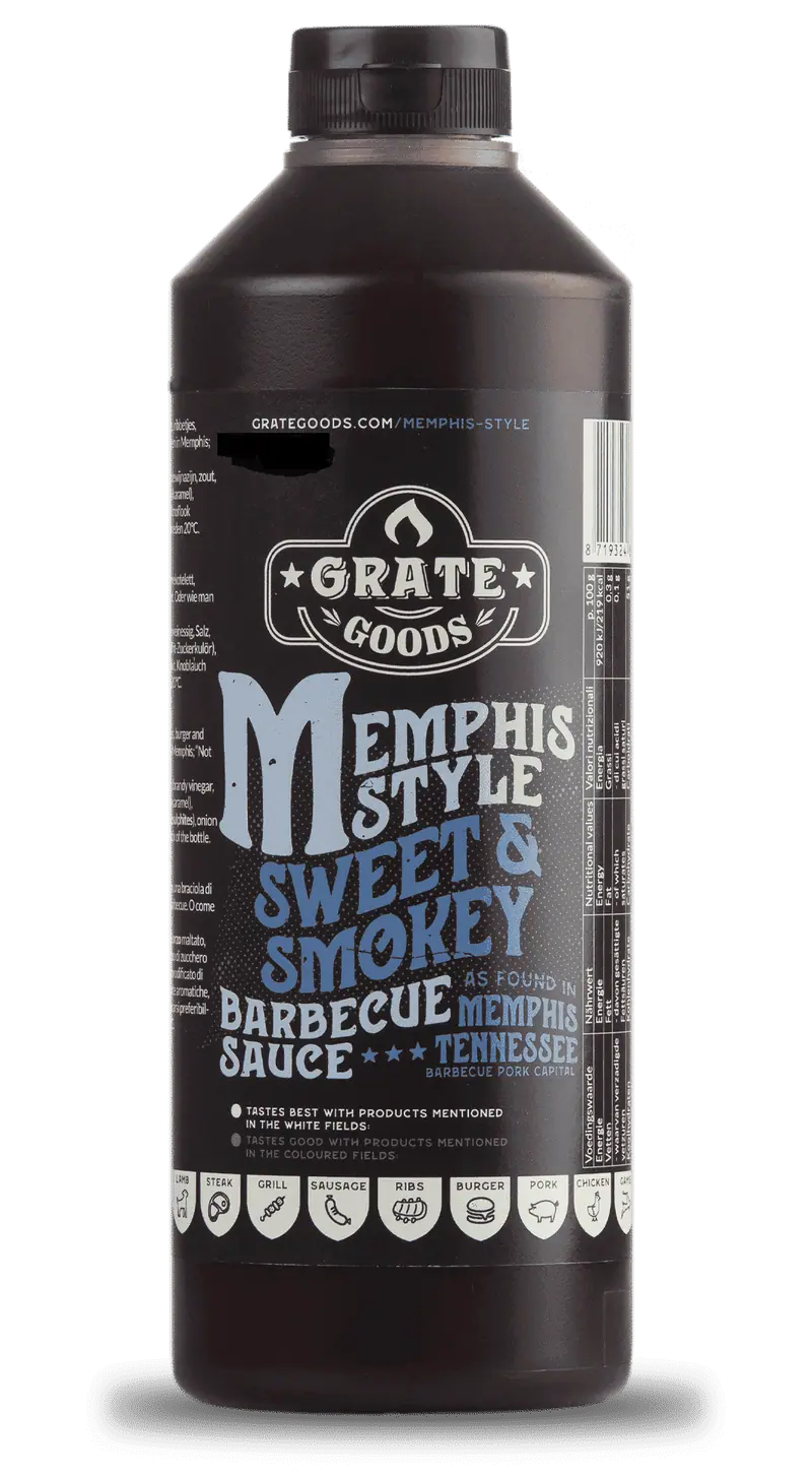 GRATE GOODS - Barbecue Sauce "Memphis Style Sweet & Smokey" (265 ml)