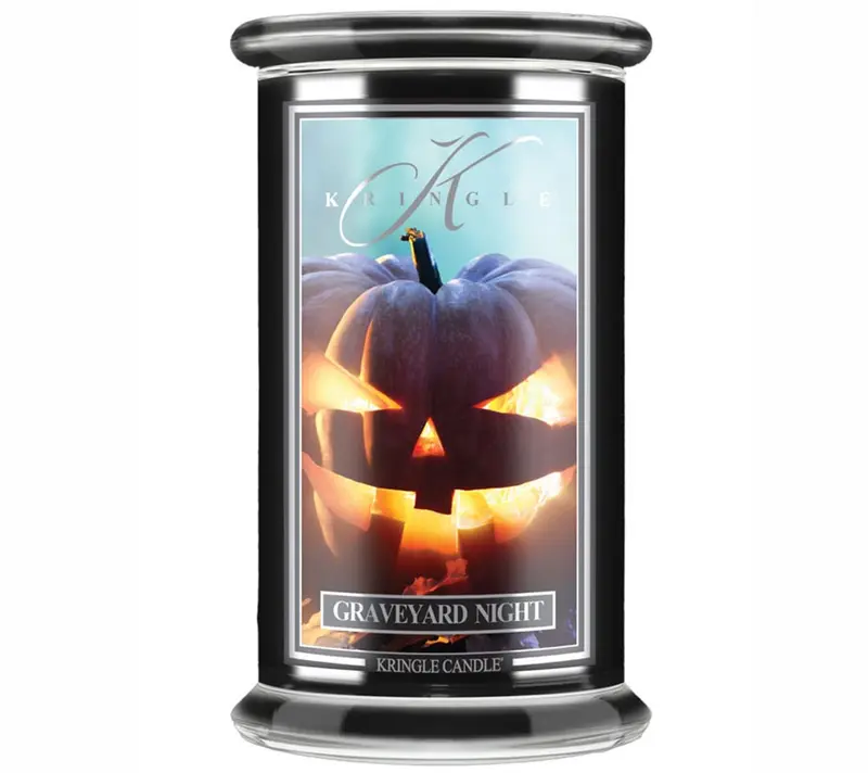 Graveyard Night als großes Kerzenglas - Limited Edition (22 oz-Glas, 2-Docht)