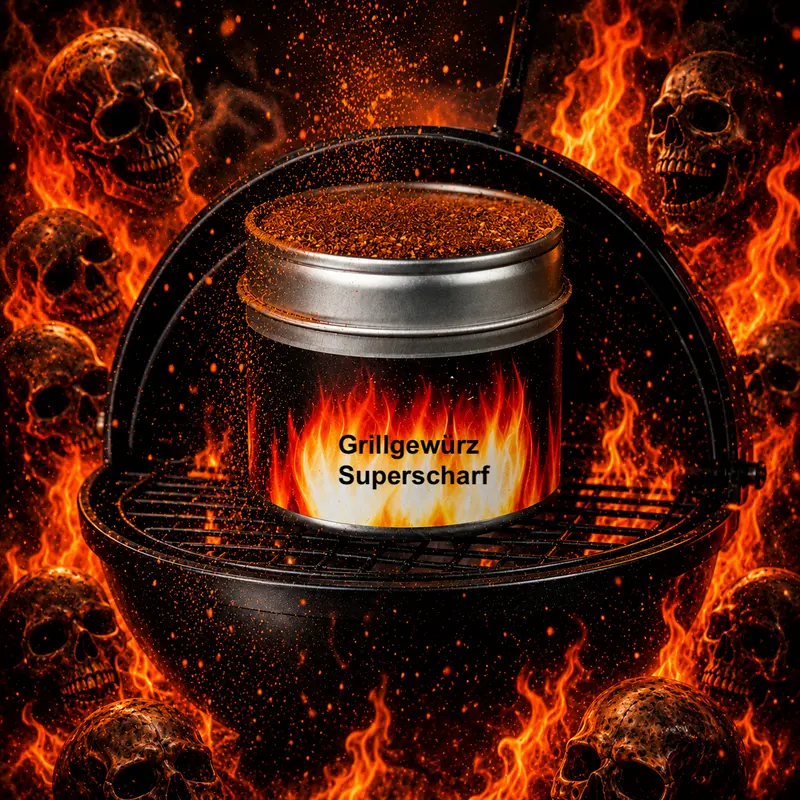 Grillgewürz SUPERSCHARF, bio