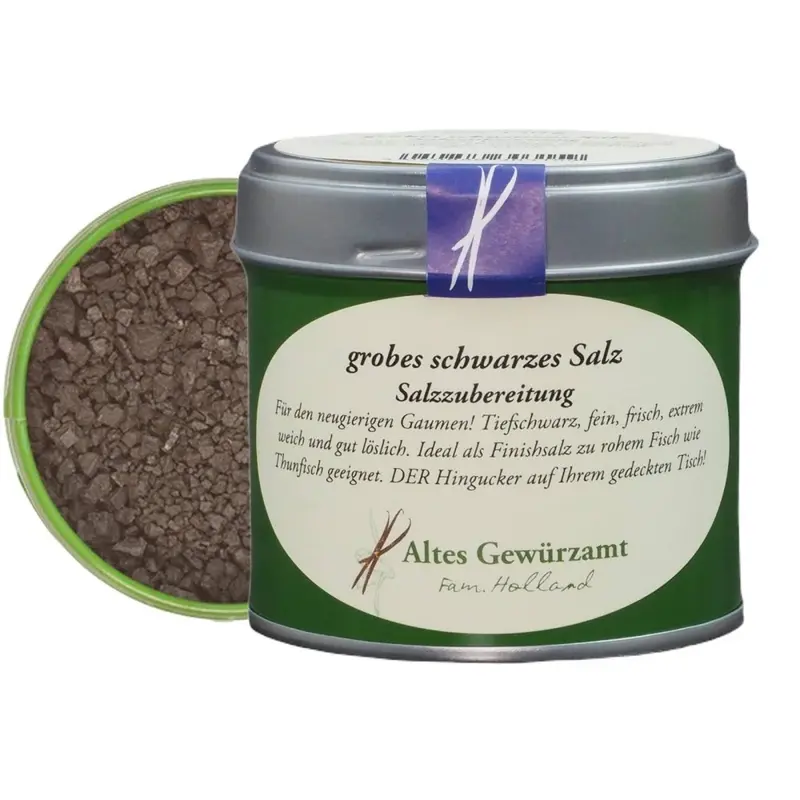 grobes schwarzes Salz