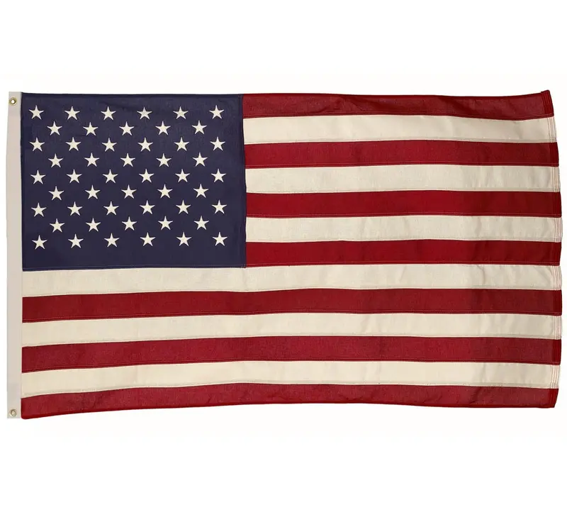 Große USA-Fahne aus Baumwolle von Valley Forge
