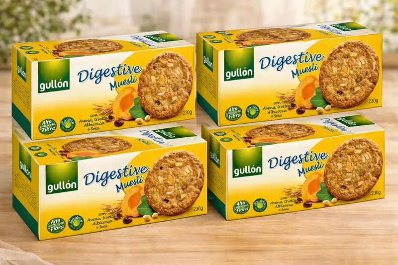Gullón Digestive Müsli Kekse 4 x 230g