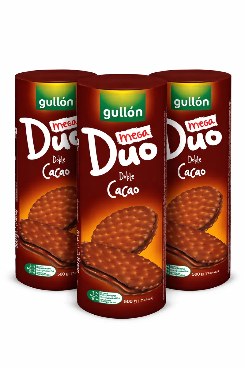 Gullon Duo doble cacao 3 x 500g