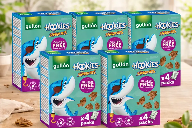 Gullón Hookies Sharkies Kekse 5 x 160g