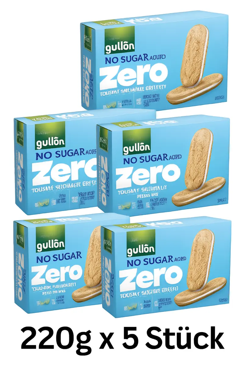 Gullón Zero Joghurt Cream Sandwich-Cookies 5 x 220g