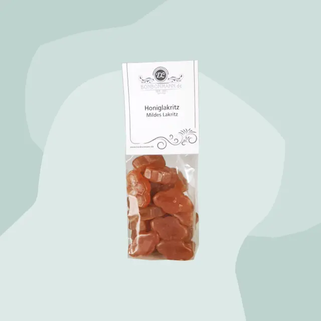 Gummibonbon Honiglakritz