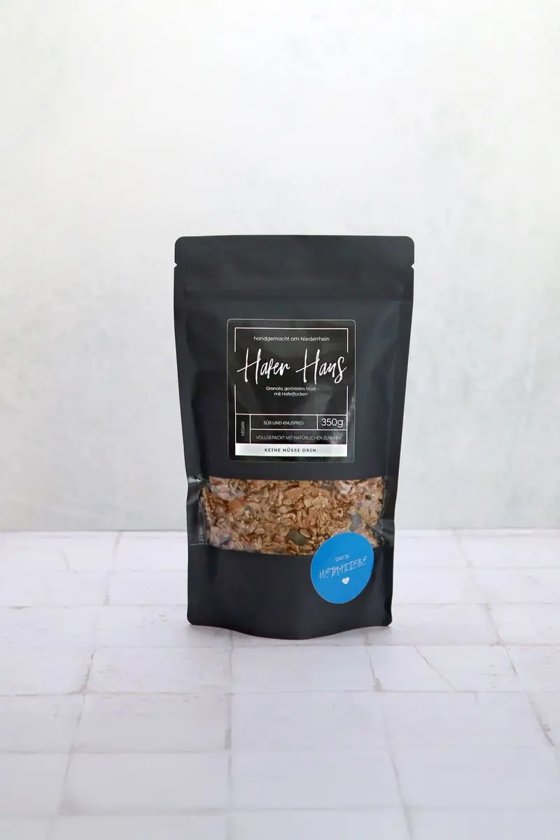 Hafer Hans, Granola ohne Nüsse, vegan