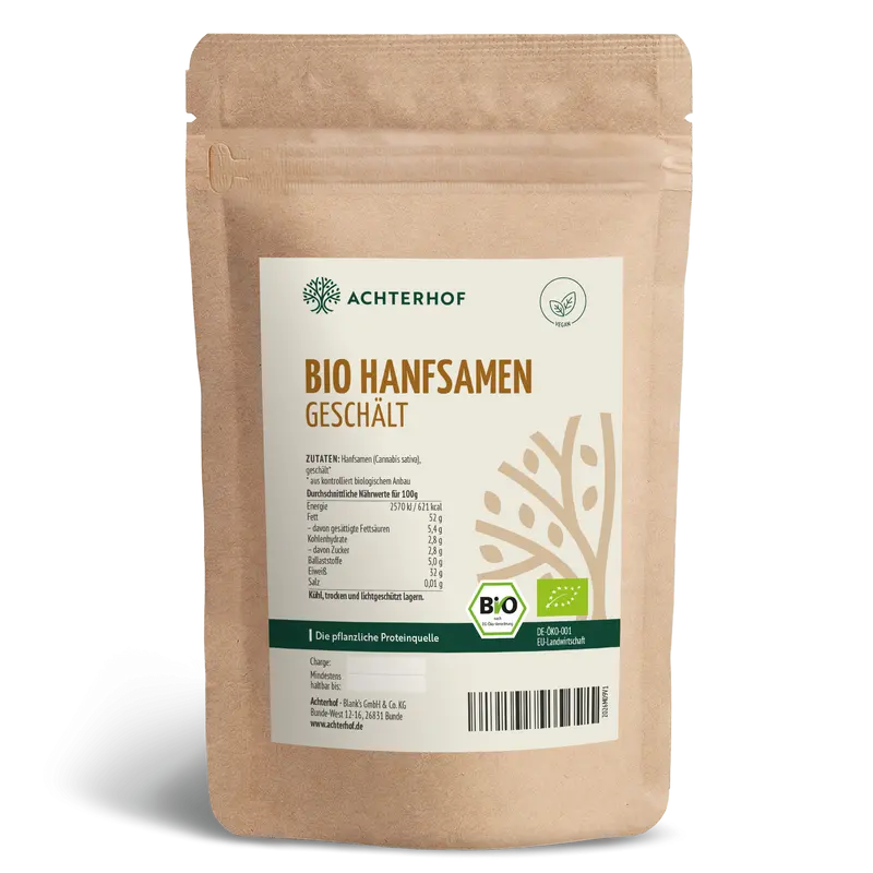 Hanfsamen geschält Bio (1000g)